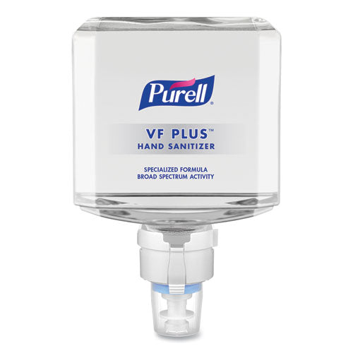 Purell VF PLUS Hand Sanitizer Gel, 1,200 mL Refill Bottle, Fragrance-Free, For ES8 Dispensers, 2-Carton 7099-02