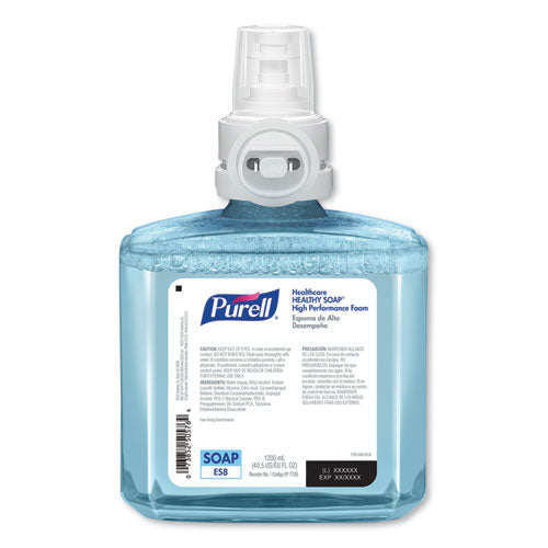 Purell Healthcare HEALTHY SOAP High Performance Foam ES8 Refill, Fragrance-Free, 1,200 mL, 2-Carton 7785-02