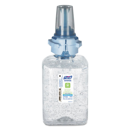 Purell Green Certified Advanced Refreshing Gel Hand Sanitizer, For ADX-7, 700 mL, Fragrance-Free, 4-Carton 8703-04