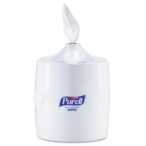 Purell Hand Sanitizer Wipes Wall Mount Dispenser, 1,200-1,500 Wipe Capacity, 13.3 x 11 x 10.88, White 9019-01