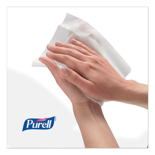 Purell Hand Sanitizing Wipes, 6" x 8", White, Fresh Citrus Scent, 1200-Refill Pouch, 2 Refills-Carton 9118-02