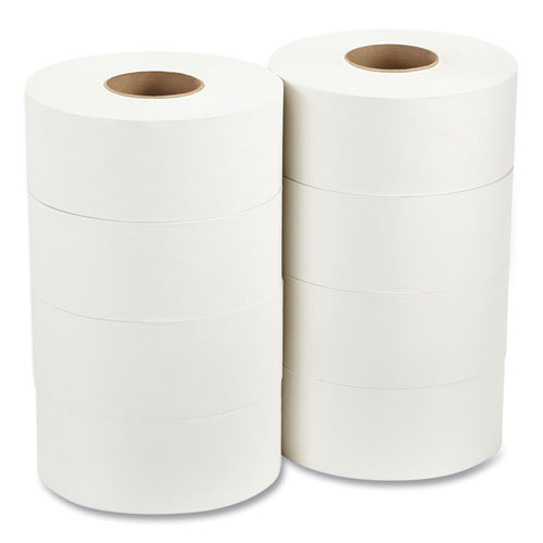 Georgia Pacific Professional Jumbo Jr. Bathroom Tissue Roll, Septic Safe, 2-Ply, White, 1000 ft, 8 Rolls-Carton 12798