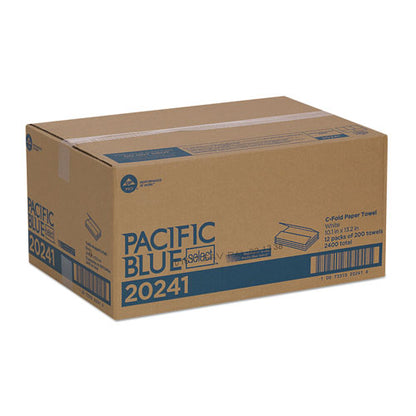 Georgia Pacific Professional Pacific Blue Select C-Fold Paper Towel, 10 1-10 x 13 2-5,White,200-PK, 12 PK-CT 20241