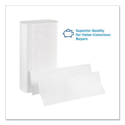 Georgia Pacific Professional Pacific Blue Select Folded Paper Towels, 9 1-4 x 9 2-5, White, 250-Pack, 16 Packs-Carton 20389
