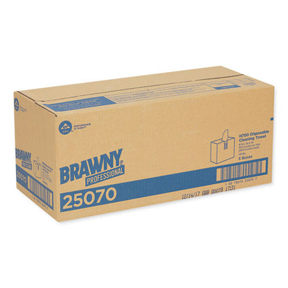 Brawny Professional Medium Weight HEF Shop Towels, 9 1-8 x 16 1-2, 100-Box, 5 Boxes-Carton 25070