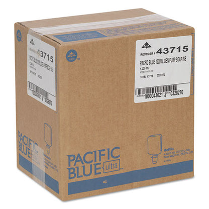 Georgia Pacific Professional Pacific Blue Ultra Foam Soap Manual Refill, Citrus, 1,200 mL, 4-Carton 43715