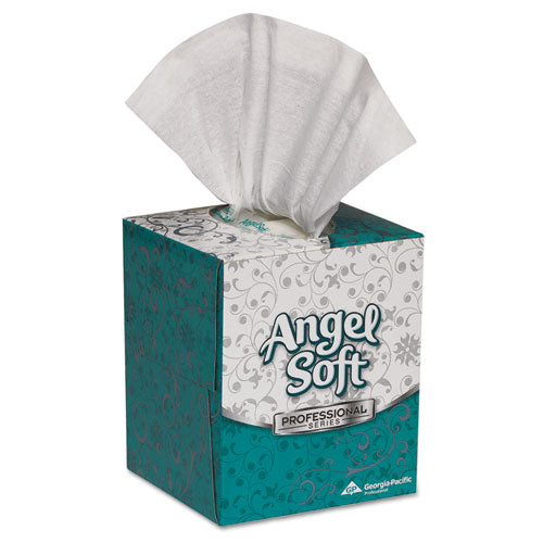 Angel Soft Premium Facial Tissue Cube Box 2 Ply 96 Sheets White (36 Pack) 46580