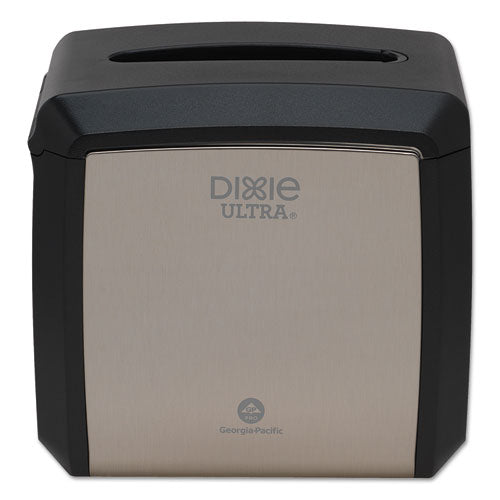 Dixie Tabletop Napkin Dispenser, 7.6" x 6.1" x 7.2", Stainless 54528A