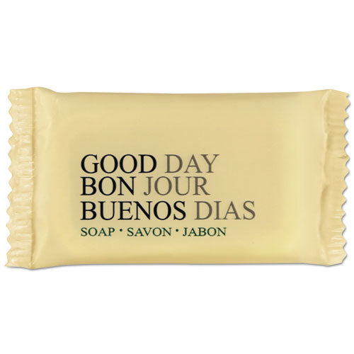 Good Day Amenity Bar Soap, Pleasant Scent, # 1-2, Individually Wrapped Bar, 1,000-Carton TP390050
