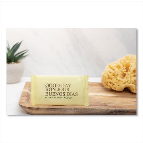 Good Day Amenity Bar Soap, Pleasant Scent, # 3-4 Individually Wrapped Bar, 1,000 -Carton 390075