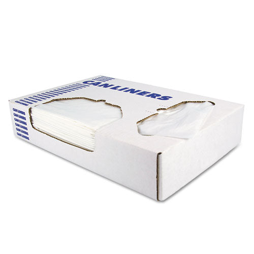 Heritage Linear Low-Density Can Liners, 30 gal, 0.9 mil, 30" x 36", White, 200-Carton H6036TW