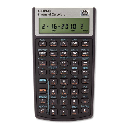 HP 10bII+ Financial Calculator, 12-Digit LCD 2716570