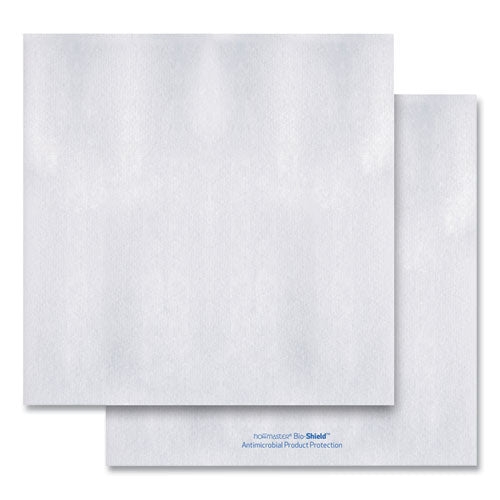 Hoffmaster Bio-Shield Dinner Napkins, 1-Ply, 17 x 17, 8.5 x 8.5 Folded, White, 300-Carton 253264