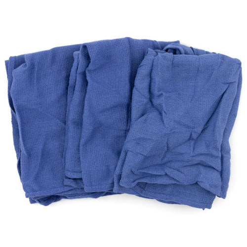HOSPECO Reclaimed Surgical Huck Towel, Blue, 25 Towels-Carton 539-25
