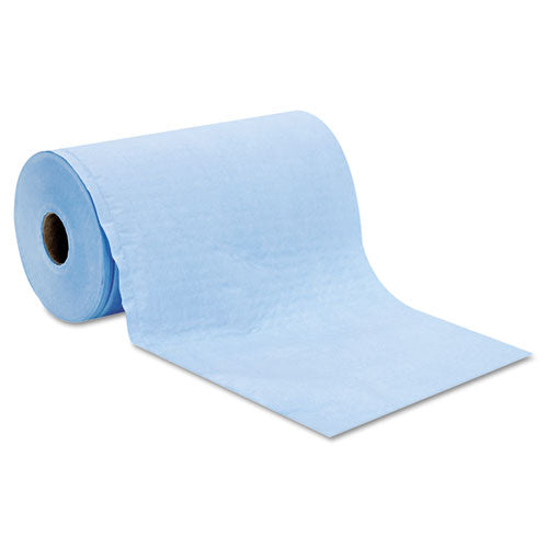 HOSPECO Prism Scrim Reinforced Wipers, 4-Ply, 9 3-4 x 275ft Roll, Blue, 6 Rolls-Carton M-C2375BH