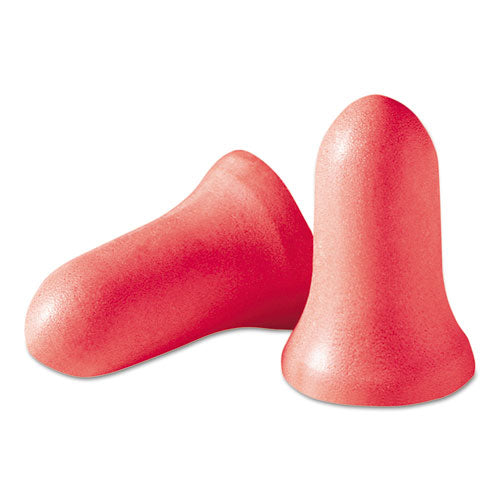 Howard Leight by Honeywell MAX-1 Single-Use Earplugs, Cordless, 33NRR, Coral, 200 Pairs MAX-1