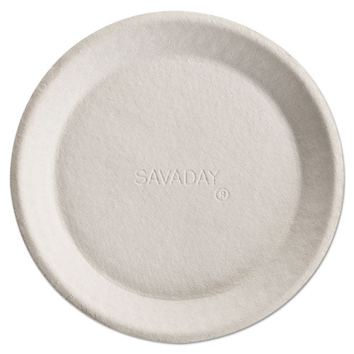 Chinet Savaday Molded Fiber Plates, 10", Cream, 500-Carton 10117