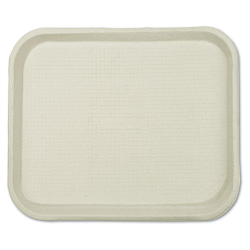Chinet Savaday Molded Fiber Food Trays, 1-Compartment, 9 x 12 x 1, White, 250-Carton 20802