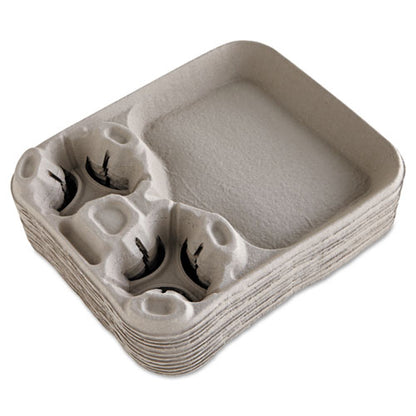 Chinet StrongHolder Molded Fiber Cup-Food Trays, 8 oz to 44 oz, 2 Cups, Beige, 100-Carton 20990