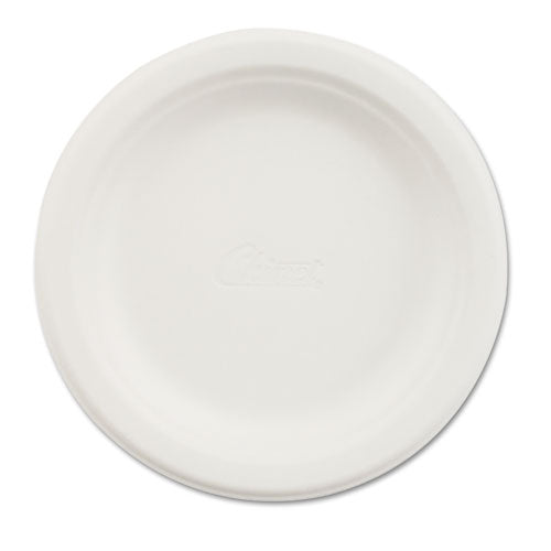 Chinet Paper Dinnerware, Plate, 6" dia, White, 1,000-Carton 21225