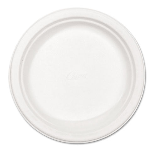 Chinet Paper Dinnerware, Plate, 8.75" dia, White, 500-Carton 21227