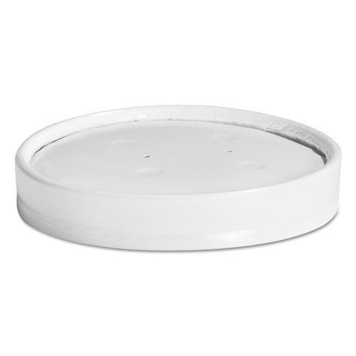 Chinet Vented Paper Lids, Fits 8 oz to 16 oz Cups, White, 25-Sleeve, 40 Sleeves-Carton 71870