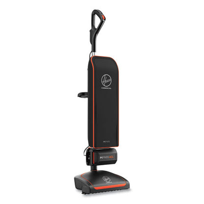 Hoover Commercial HVRPWR 40V Cordless Upright Vacuum, 13" Cleaning Path, Black-Orange CH95519