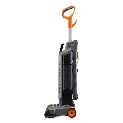 Hoover Commercial HushTone Vacuum Cleaner with Intellibelt, 13" Cleaning Path, Gray-Orange CH54113