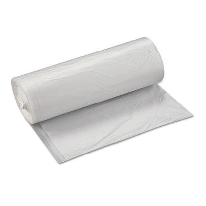 Inteplast Group High-Density Interleaved Commercial Can Liners, 60 gal, 17 microns, 38" x 60", Clear, 200-Carton S386017N