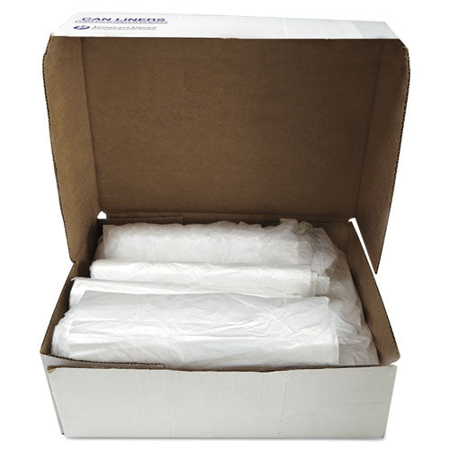 Inteplast Group High-Density Commercial Can Liners, 60 gal, 16 microns, 43" x 48", Natural, 200-Carton S434816N