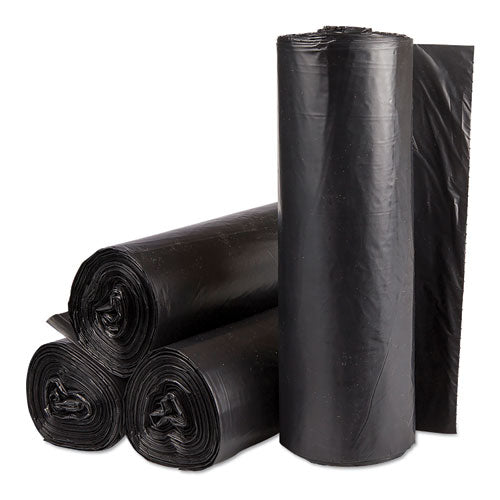 Inteplast Group Institutional Low-Density Can Liners, 30 gal, 0.58 mil, 30" x 36", Black, 25 Bags-Roll, 10 Rolls-Carton WSL3036HVK