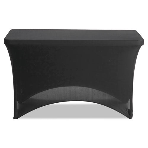 Iceberg iGear Fabric Table Cover, Polyester-Spandex, 24" x 48", Black 16511