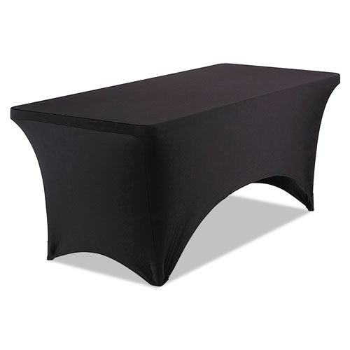 Iceberg iGear Fabric Table Cover, Polyester-Spandex, 30" x 72", Black 16521