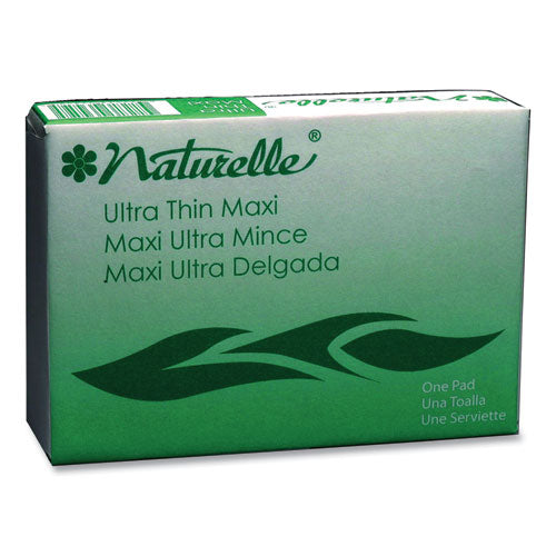 Impact Naturelle Maxi Pads, #4 Ultra Thin with Wings, 200 Individually Wrapped-Carton 25169798