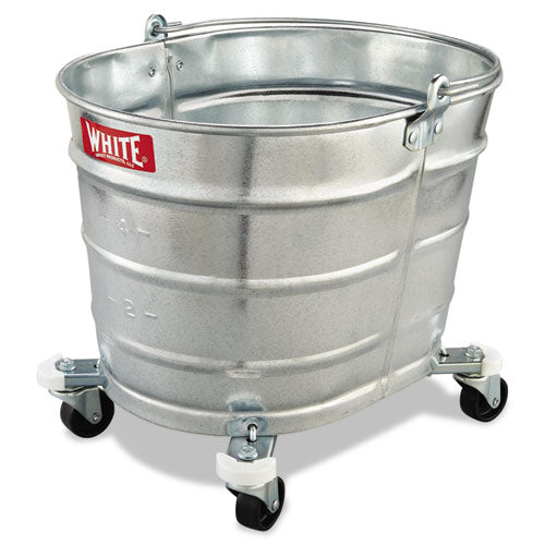Impact Metal Mop Bucket, 26 qt, Steel IMP 260