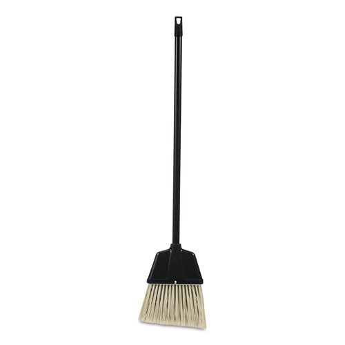 Impact Lobby Dust Pan Broom, Plastic Bristles, 38" Handle, Natural-Black, 12-Carton IMP 2601