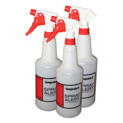 Impact Spray Alert System, 24 oz, Natural with Red-White Sprayer, 3-Pack, 32 Packs-Carton IMP 5024SS