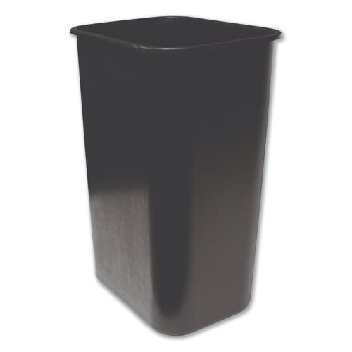 Impact Soft-Sided Wastebasket, Rectangular, Polyethylene, 41 qt, Black IMP 7703-5