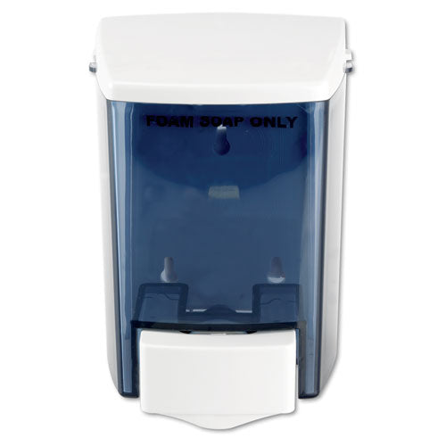 Impact Encore Foam-eeze Bulk Foam Soap Dispenser, See Thru, 900 mL, 4.5 x 4 x 6.25, White IMP 9335