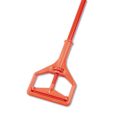 Impact Janitor Style Screw Clamp Mop Handle, Fiberglass, 64", Safety Orange 94