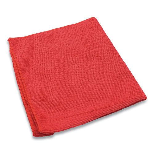 Impact Lightweight Microfiber Cloths, 16 x 16, Red, 240-Carton LFK451