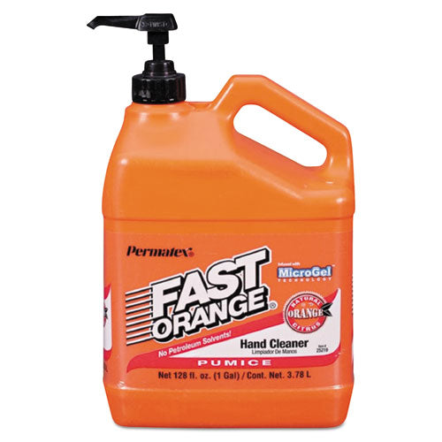 Fast Orange Pumice Hand Cleaner, Citrus Scent, 1 gal Dispenser 25219