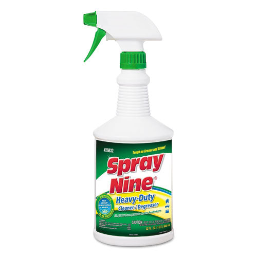 Spray Nine Citrus Scent Heavy Duty Cleaner-Degreaser-Disinfectant 32 oz Trigger Spray Bottle (12 Pack) 26832