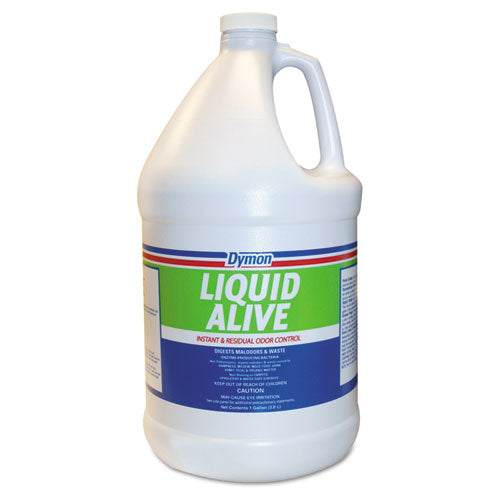 Dymon LIQUID ALIVE Odor Digester, 1 gal Bottle, 4-Carton 33601