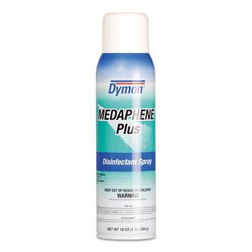 Dymon Medaphene Plus Disinfectant Spray, 15.5 oz Aerosol Spray, 12-Carton 35720