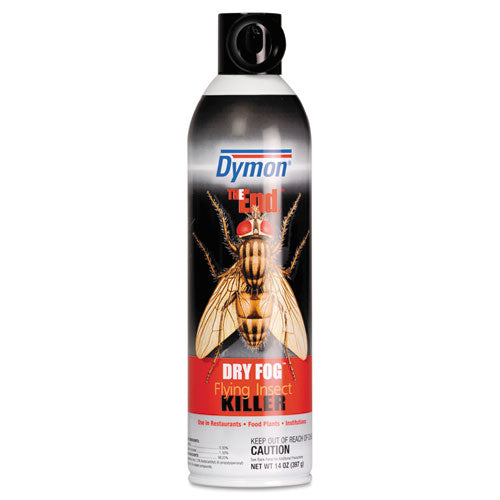 Dymon The End. Dry Fog Flying Insect Killer, 14 oz, Can, 12-Carton 45120