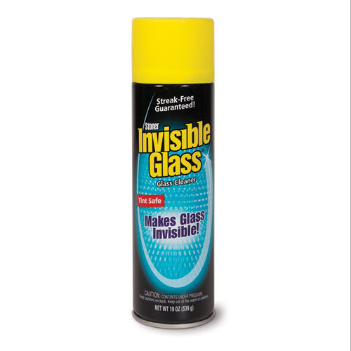 Invisible Glass Premium Glass Cleaner, 19 oz Aerosol Spray, 6-Carton 7-93165-91164-8