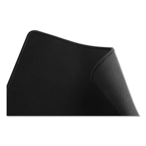 Innovera Large Mouse Pad, Nonskid Base, 9 7-8 x 11 7-8 x 1-8, Black IVR52600