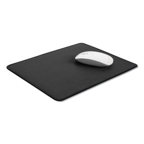 Innovera Large Mouse Pad, Nonskid Base, 9 7-8 x 11 7-8 x 1-8, Black IVR52600