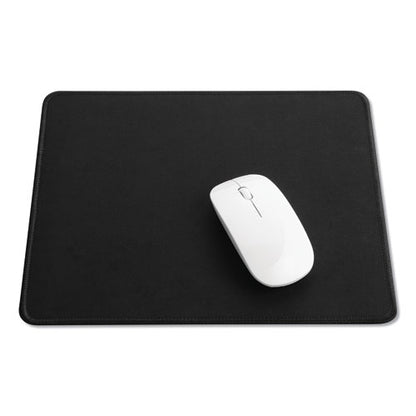 Innovera Large Mouse Pad, Nonskid Base, 9 7-8 x 11 7-8 x 1-8, Black IVR52600